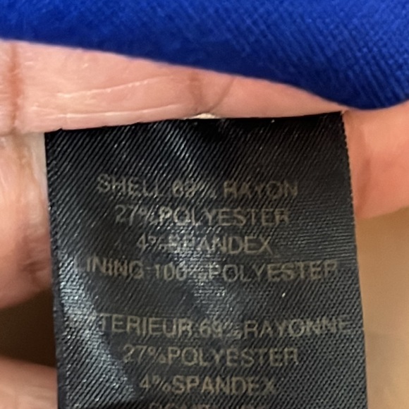 Cynthia Steffe Blue Cut Out Long Sleeve Dress SIZE 6 - Picture 3 of 9